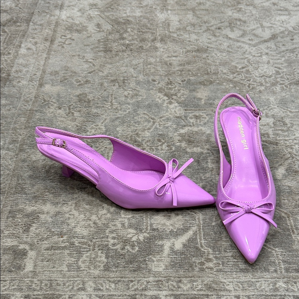 Madden Girl Lavender Slingback Heels